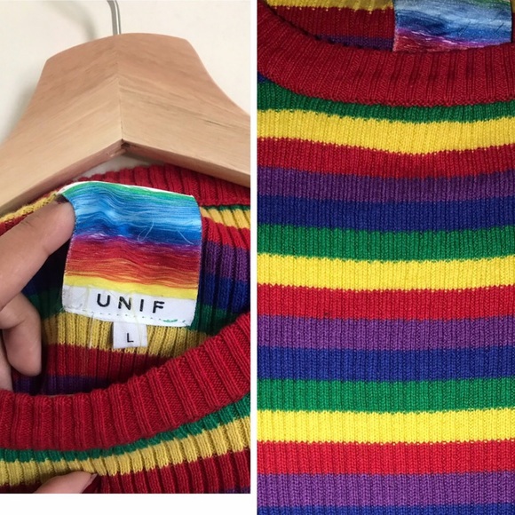 UNIF Bobo Rainbow Top 🌈 - Picture 4 of 4